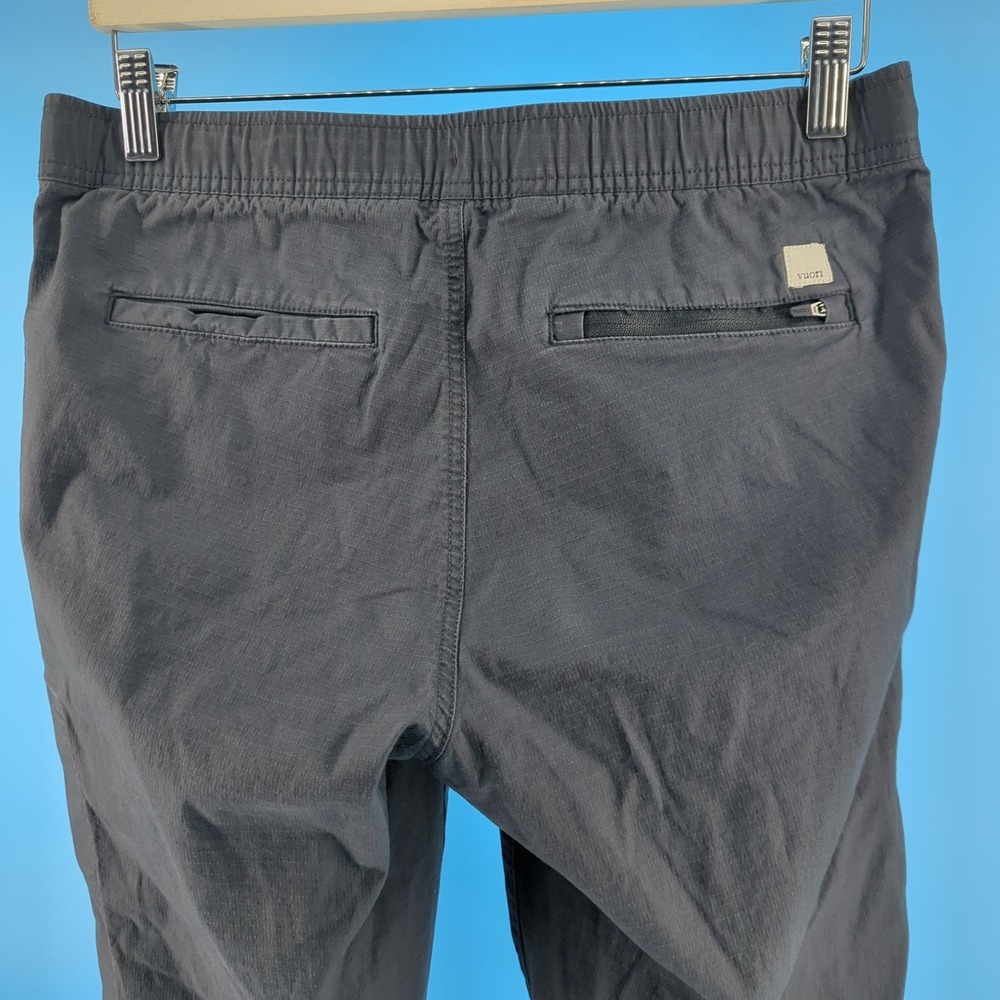 Vuori Ripstop Climber Pants Mens Medium Charcoal Grey Organic Cotton VW401 - Picture 6 of 12